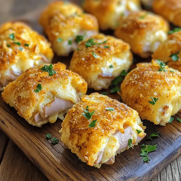 Chicken cordon bleu bites are a fun twist on the classic dish. They are small, tasty morsels filled with chicken, ham, and Swiss cheese. These bites are perfect for parties or gatherings. They pack all the flavor of the original dish but are easy to eat. You can pop them in your mouth and enjoy!