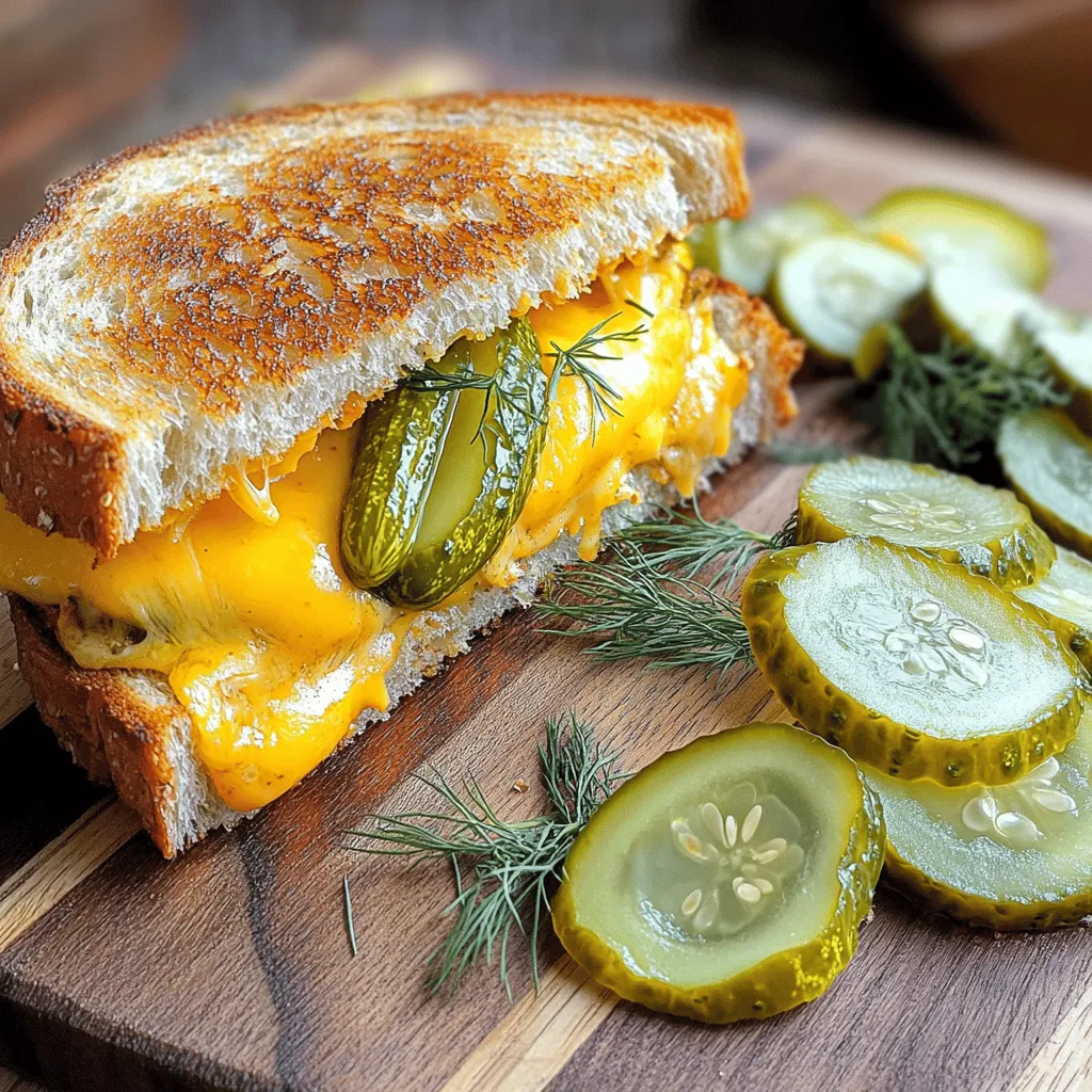 To make a fantastic pickle grilled cheese sandwich, you need a few key ingredients. Each one plays an important role in creating the perfect flavor and texture.