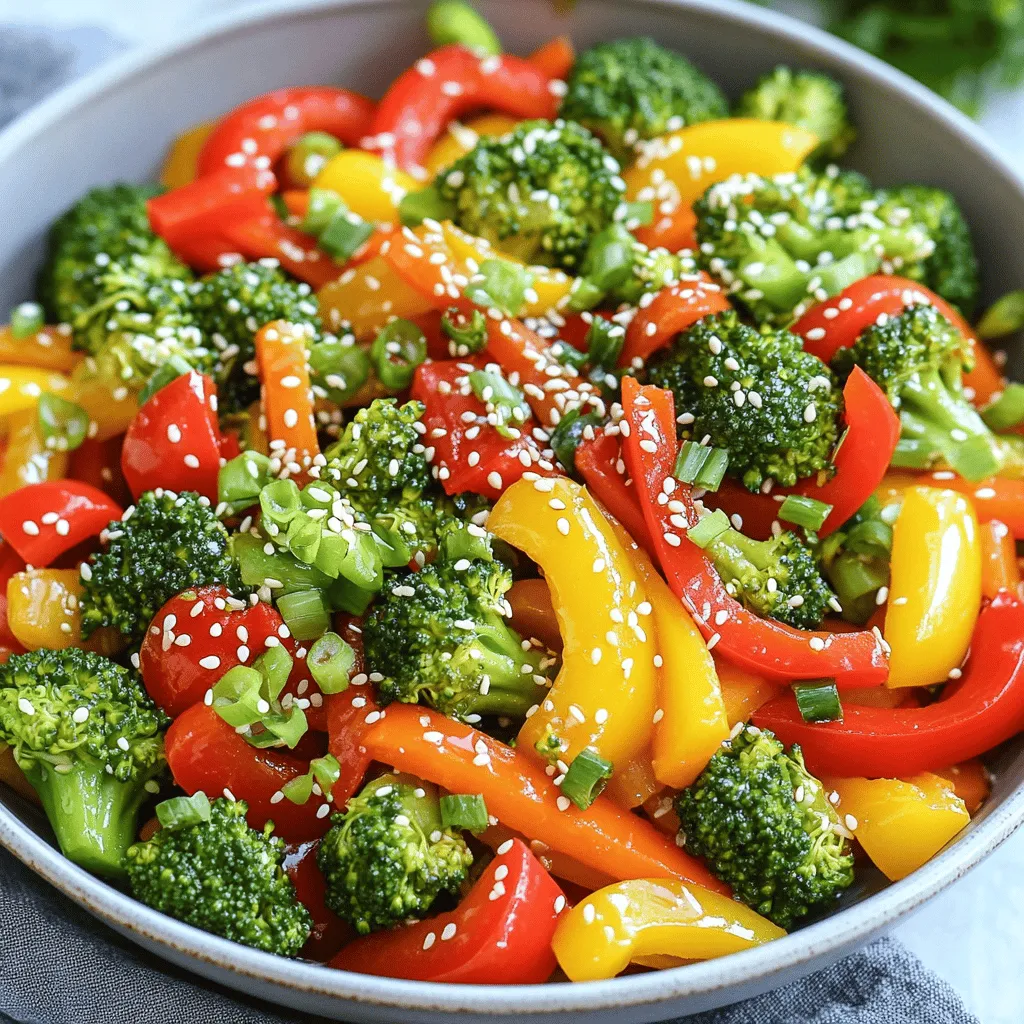 For the easiest vegetable stir fry, you need basic yet tasty ingredients. The essential items include: