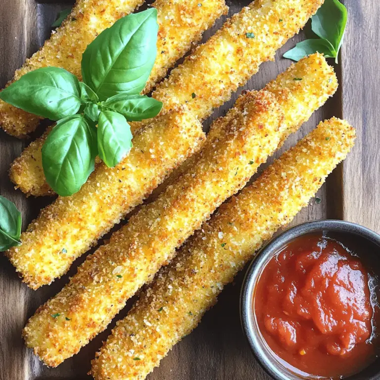 To make mozzarella sticks at home, you can use several methods. Each method gives a unique taste and texture. I often use deep-frying for that classic crunch. Deep-fried mozzarella sticks come out crispy on the outside and gooey on the inside.