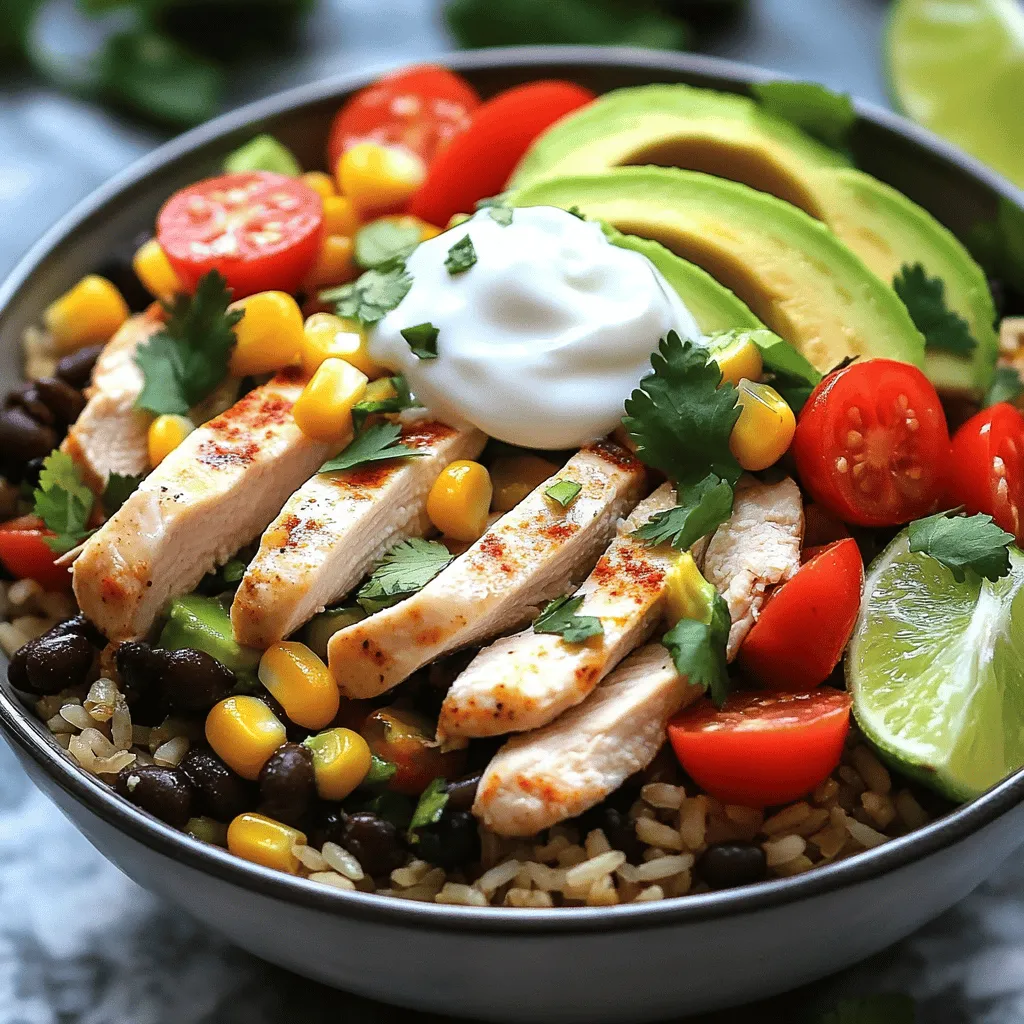 Burrito bowls with chicken are a fun and tasty meal. They mix rice, beans, and chicken with fresh toppings. You can enjoy them in many ways. They are filling, colorful, and packed with flavor.