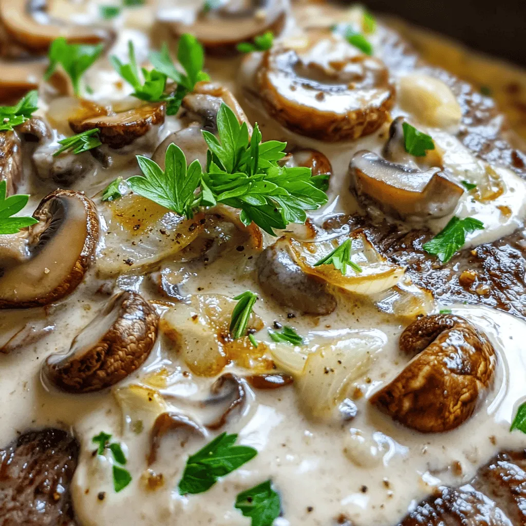 To create a creamy mushroom sauce, you need a few key ingredients. The main star is fresh mushrooms, like cremini or button. You will want about 2 cups, sliced nicely. Heavy cream is next, bringing that rich, creamy texture. One cup does the trick.