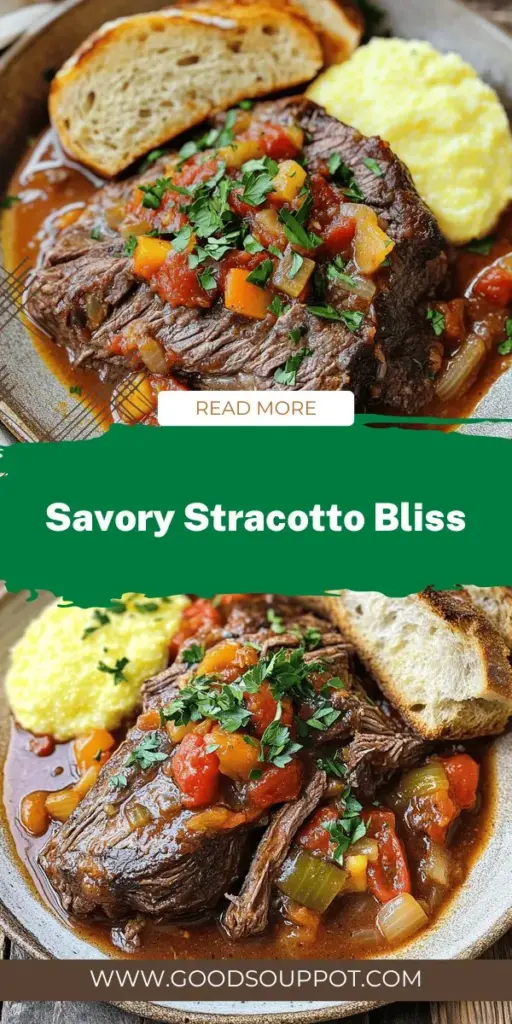Discover the heartwarming flavors of Italian pot roast with Stracotto alla Fiorentina! This delicious dish is all about tender beef chuck, aromatic vegetables, and rich herbs slow-cooked to perfection. Whether you're a busy parent or a cooking enthusiast, my guide brings you essential tips and variations to customize this classic to your family's taste. Click through to explore the full recipe and enjoy a comforting meal that feeds both body and soul.