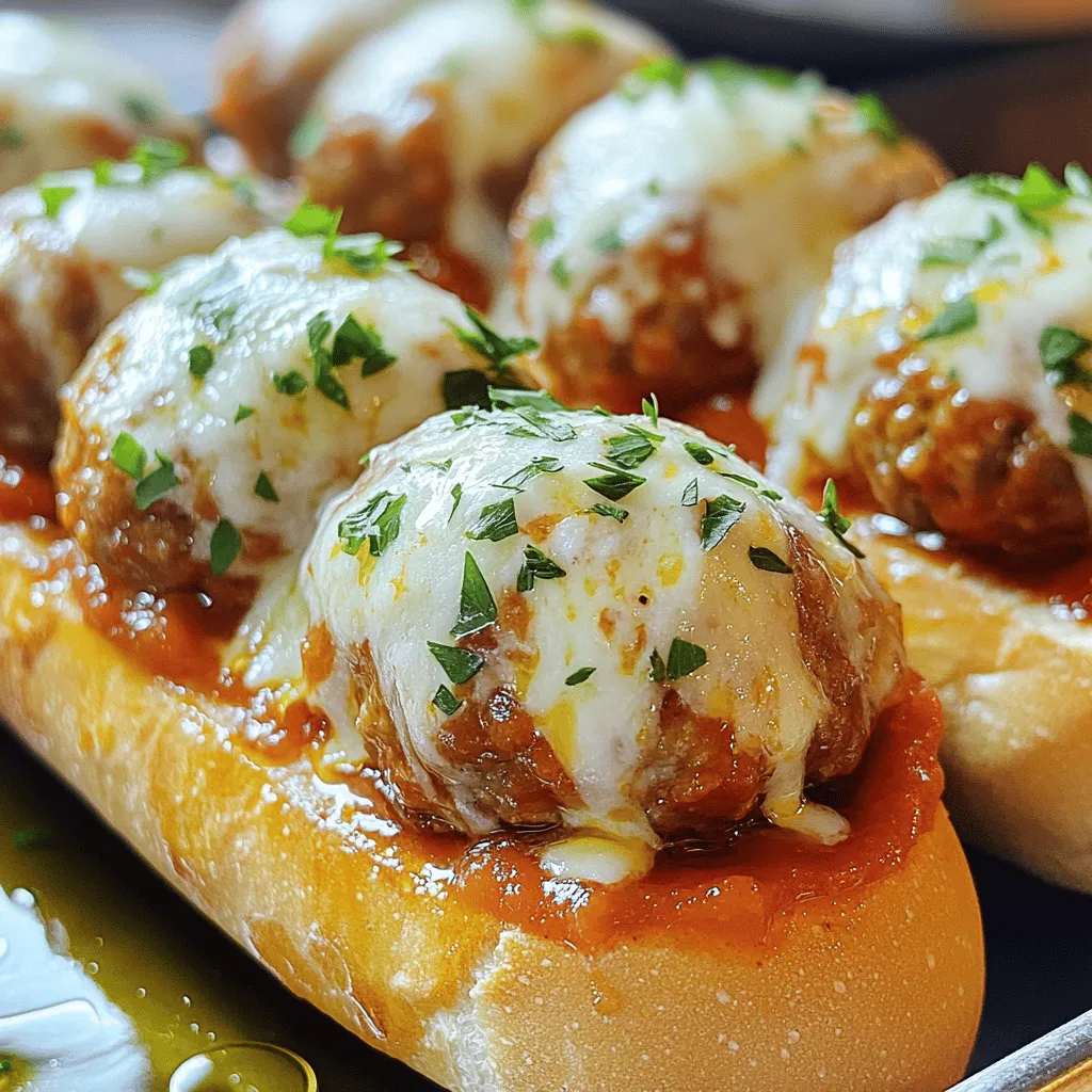 For a great homemade meatball sub, you need quality ingredients. The heart of the dish is the meatballs. The main ingredients for the meatballs are ground beef, breadcrumbs, Parmesan cheese, garlic, and parsley. Mix these ingredients with an egg, salt, pepper, and oregano. This mix gives you tasty meatballs.