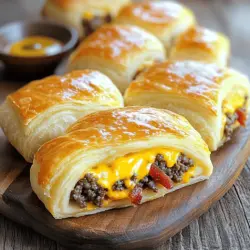 Garlic butter bacon cheeseburger rollups are a fun twist on a classic dish. You only need simple, tasty ingredients to make them.