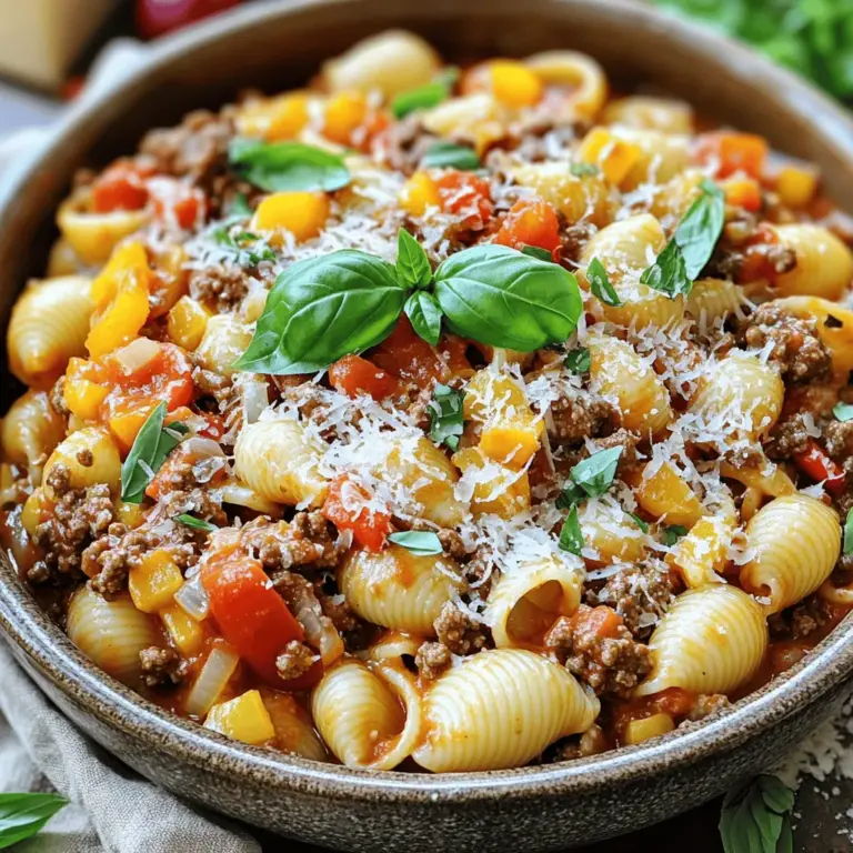 To make savory beef & shell pasta, you need a few key ingredients. Start with 250g of shell pasta. This pasta shape holds sauce well. Next, use 400g of ground beef for a hearty base. You will also need one medium onion, finely chopped, and two cloves of minced garlic. These add great flavor and aroma.