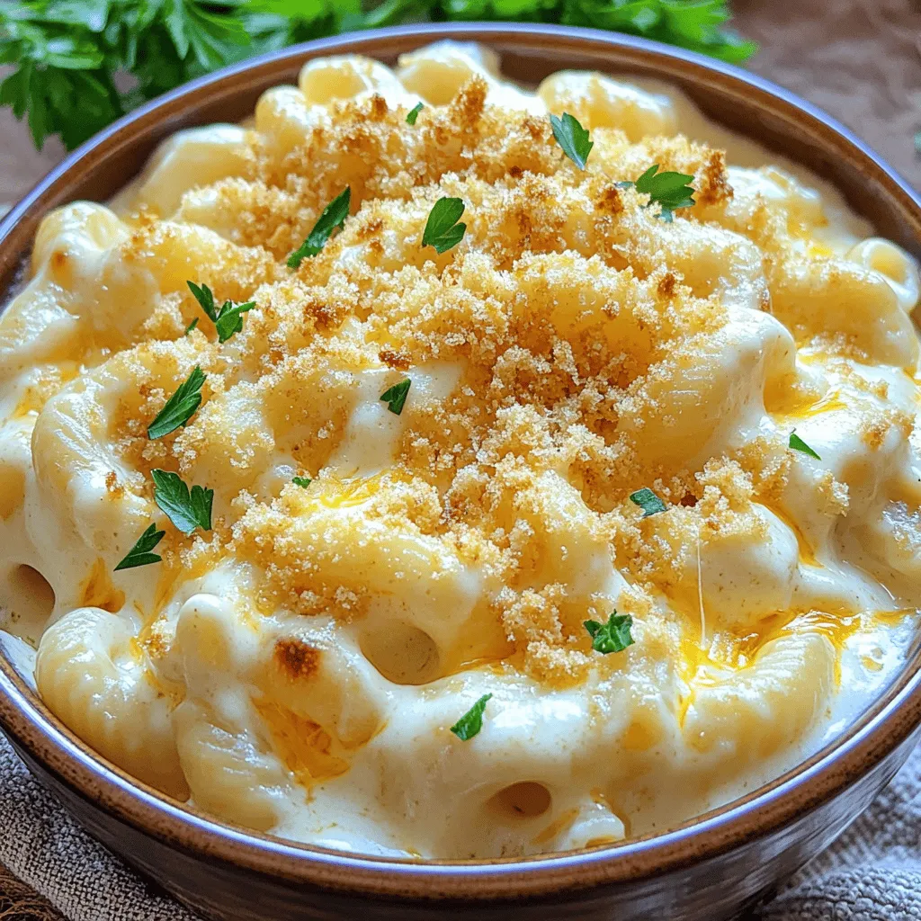 To make the best Crock Pot Mac & Cheese, you need basic ingredients. You will need 8 ounces of elbow macaroni. This pasta shape holds the cheesy sauce well. Next, grab 4 cups of sharp cheddar cheese, shredded. This cheese gives a rich flavor. You will also need 1 cup of mozzarella cheese for extra creaminess.
