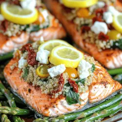 To make savory stuffed salmon, you need a few key ingredients. Here’s the list: