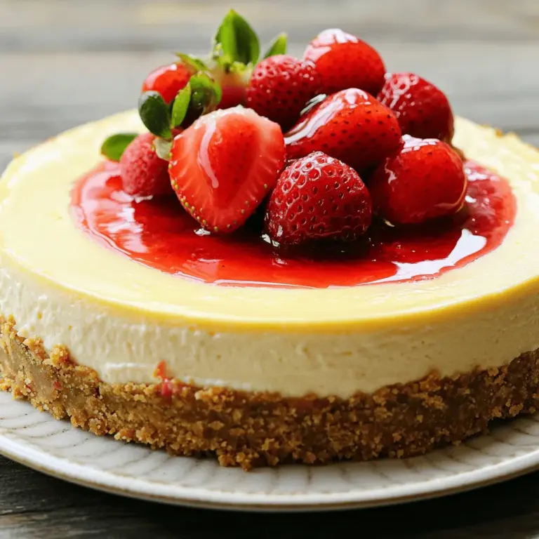 For a delicious Cheesecake Royale - Strawberry Cheesecake, you need the following ingredients: