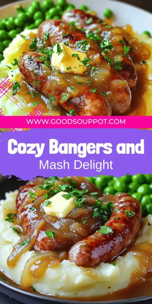 Indulge in the ultimate comfort food with this easy bangers and mash recipe! Enjoy juicy sausages on a bed of creamy mashed potatoes, topped with rich onion gravy. Perfect for cozy dinners, this dish uses simple ingredients and straightforward steps, making it accessible for everyone. Ready to bring this classic meal to your table? Click through to explore the full recipe and enjoy a hearty feast that warms the soul!