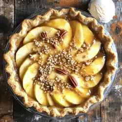 - 6 medium-sized Granny Smith apples, peeled, cored, and sliced - 1/2 cup brown sugar - 1/4 cup granulated sugar - 1 tablespoon lemon juice - 1 teaspoon ground cinnamon - 1/4 teaspoon ground nutmeg - 1 tablespoon cornstarch - 2 tablespoons unsalted butter, diced - 1 tablespoon vanilla extract - 1 package (14 oz) of pre-made pie crusts - A pinch of salt - 1 egg, beaten (for egg wash) - Optional: 1/4 cup oats and 1/4 cup chopped pecans for topping