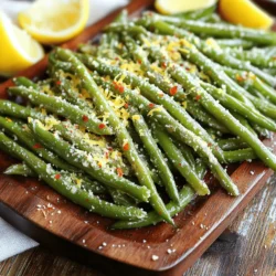 You need 1 pound of fresh green beans. Trim the ends off. Look for bright green beans that feel firm. They should snap easily when you bend them. Fresh beans give the best taste. Use 2 tablespoons of olive oil for this dish. It helps the beans cook evenly and adds flavor. You can use extra virgin olive oil for a richer taste. Three cloves of garlic, minced, add a great kick. Garlic gives a nice aroma and flavor. You will also need ½ cup of grated Parmesan cheese. This cheese melts and adds a creamy, salty taste. For a little heat, add ¼ teaspoon of red pepper flakes. It’s optional but fun if you like spice! You will also need ½ teaspoon of salt and ¼ teaspoon of black pepper. These help to bring out all the flavors. Finally, zest one lemon for a fresh touch. Serve with lemon wedges to squeeze on top. Start by setting your air fryer to 400°F (200°C). Preheating takes about 5 minutes. This step helps to cook the green beans evenly and gives them that crispy texture we love. Take 1 pound of fresh green beans and trim the ends. Place them in a large mixing bowl. Add 2 tablespoons of olive oil and 3 cloves of minced garlic. If you want some heat, add ¼ teaspoon of red pepper flakes. Then, sprinkle in ½ teaspoon of salt and ¼ teaspoon of black pepper. Toss everything well so the green beans are coated in the oil and spices. Next, sprinkle ½ cup of grated Parmesan cheese over the green beans. Gently toss again to coat them evenly. This cheese adds a nice, savory flavor that pairs perfectly with the garlic. Now, it’s time to cook the green beans. Place them in the air fryer basket in a single layer. If they don’t all fit, you can work in batches. Air fry the green beans for 8-10 minutes. Make sure to shake the basket halfway through cooking. This helps them crisp up all around. Once they are golden brown and crispy, carefully take them out. Transfer the green beans to a serving platter. For a fresh twist, sprinkle the zest of one lemon over the top. Serve with lemon wedges on the side for an extra burst of flavor. Enjoy! To get crispy green beans, keep these tips in mind: - Use fresh green beans. They should snap when bent. - Don’t overcrowd the air fryer. Give them space to cook evenly. - Shake the basket halfway through cooking. This helps them crisp all around. You can change the garlic and Parmesan amounts to fit your taste: - Want more garlic flavor? Add more minced garlic. Start with one extra clove. - For a stronger cheese taste, increase the Parmesan. A little goes a long way! - If you like it milder, reduce both garlic and cheese. This keeps it balanced. Setting the correct air fryer temperature is key: - Preheat your air fryer to 400°F (200°C). This helps cook the beans quickly. - If your green beans are thicker, cook them a bit longer. Check after 10 minutes. - For crispy results, trust your air fryer. Each model may vary a bit. {{image_2}} You can change the flavor by adding different seasonings. Try adding Italian herbs like oregano or thyme. A sprinkle of smoked paprika gives a nice twist. You can also try nutritional yeast for a cheesy taste without dairy. Experiment with your favorite spices to make it your own. You don't have to use only green beans. Carrots, zucchini, or bell peppers can join the party. Just cut them to a similar size as the green beans for even cooking. This way, you can enjoy a colorful mix of veggies. It’s a fun way to add more nutrients and flavor. For those who love heat, add more red pepper flakes. You can also include a dash of hot sauce before cooking. If you dare, use fresh jalapeños for a kick. Just remember to adjust the amount based on your spice level. This gives your green beans a bold and exciting taste. To store leftover green beans, let them cool first. Place them in an airtight container. You can keep them in the fridge for up to three days. Make sure they are sealed well to keep them fresh. To reheat, use your air fryer again. Set it to 350°F (175°C). Place the green beans in the basket. Heat for about 3-5 minutes. This keeps them crispy. You can also use the microwave. Just heat for 30 seconds at a time until warm. You can freeze green beans if you want to save them. First, blanch them in boiling water for about two minutes. Then, quickly cool them in ice water. Drain and pat dry. Place them in a freezer bag, removing as much air as possible. They can last up to three months in the freezer. When you're ready to eat them, just cook them straight from frozen. Yes, you can use frozen green beans. They will cook a bit differently. Make sure to thaw and drain them first. Pat them dry to remove excess moisture. This helps achieve the crispy texture you want. Cook them for a few extra minutes in the air fryer. To boost flavor, try adding more garlic or herbs. Fresh herbs like basil or thyme work well. You can also mix in different spices, like paprika or onion powder. A splash of lemon juice adds a bright taste too. Don't forget the zest for a fresh kick! These green beans pair well with many dishes. Serve them with grilled chicken or fish for a full meal. They also go great with pasta or rice dishes. For a snack, enjoy them with a dip like ranch or hummus. This blog post covers how to make crispy garlic parmesan green beans. We explored fresh green beans, olive oil, garlic, and parmesan. I gave you clear steps to preheat your air fryer, prepare the beans, and air fry them for the best results. Use tips to get your beans just right and adjust flavor to your taste. You can even try new seasonings or add other veggies. For leftovers, learn how to store and reheat properly. Enjoy this simple dish, and don't hesitate to experiment with it!