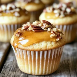 - 1 cup unsalted butter - 1 cup brown sugar - 1/2 cup granulated sugar - 3 large eggs - 1 teaspoon vanilla extract - 1/2 teaspoon salt - 2 cups all-purpose flour - 1 teaspoon baking powder - 1/2 teaspoon baking soda - 1/2 cup whole milk - 1/2 cup maple syrup - 1 cup chopped pecans (reserve some for topping) - Optional: 1/2 teaspoon cinnamon for flavor Each ingredient plays a key role in making these cupcakes special. The unsalted butter gives a rich base. When you brown it, you add a nutty flavor. Brown sugar adds moisture and a deep sweetness. The granulated sugar balances this out. Eggs are crucial for structure, while vanilla extract enhances the flavor. The salt helps bring out all the tastes. The flour is what holds everything together. Baking powder and baking soda ensure the cupcakes rise nicely. Whole milk and maple syrup add moisture and a touch of sweetness. Finally, chopped pecans provide crunch and flavor. You can use cinnamon if you want a warm spice note. Gather all these ingredients, and you're ready to bake something delightful! To start, place the butter in a medium saucepan. Heat it over medium. Stir it gently as it melts. Watch closely as it bubbles and foams. After about 5-7 minutes, it will turn golden brown. You will smell a nutty aroma. This means it is ready! Once done, take it off the heat. Let it cool for about 10 minutes. This cooling time helps the butter thicken slightly. In a large bowl, combine brown sugar and granulated sugar. Pour the warm brown butter into this bowl. Whisk them together until mixed well. Next, crack the eggs into the bowl, one by one. Make sure to whisk after each egg goes in. Then, add the vanilla extract and salt. Mix until everything is combined. Grab another bowl to whisk your dry ingredients. In this bowl, add flour, baking powder, and baking soda. If you want some spice, add cinnamon too. Now, slowly add the dry mix to the wet mix. Do this in three parts. Alternate with adding the milk and maple syrup. Start and end with the dry mix. Mix just until combined. Be careful not to over-mix! Now it's time to fold in the pecans. Take the chopped pecans and gently mix them into the batter. Reserve a handful for topping later if you'd like. Preheat your oven to 350°F (175°C). While the oven heats, line a cupcake pan with muffin liners. Scoop the batter evenly into the muffin liners. Fill each one about 2/3 full. Place the pan in the oven and bake for 18-20 minutes. Check for doneness by inserting a toothpick. If it comes out clean, they are ready! Let the cupcakes cool in the pan for about 5 minutes. Then transfer them to a wire rack to cool completely. - Over-mixing the batter: This can lead to tough cupcakes. Mix just until combined. - Incorrect butter browning: Cook the butter until it’s golden brown. A nutty smell means it’s done. - Topping with maple syrup: A drizzle adds sweetness and shine. It enhances the maple flavor. - Adding chopped pecans for garnish: Sprinkle some on top. This adds crunch and looks great. - Best accompaniments for cupcakes: Pair with coffee or tea. They balance the sweetness well. - Ideas for pairing with beverages: Try a creamy latte or a glass of milk. Both make a good match. {{image_2}} You can switch up the flavor of these cupcakes easily. Adding spices like nutmeg or cardamom gives a warm touch. Just half a teaspoon of either can elevate the taste. For nuts, while pecans shine in this recipe, try walnuts or almonds too. Each nut brings a new crunch and flavor, so feel free to experiment. If you need gluten-free options, use a 1-to-1 gluten-free flour blend. This will keep the texture light and fluffy. For a vegan version, replace eggs with flax eggs. Mix one tablespoon of ground flaxseed with three tablespoons of water for each egg. Substitute milk with almond or oat milk, and use a vegan butter for the base. If you want smaller treats, make mini cupcakes! Use a mini cupcake pan and fill each liner about halfway. Bake them for 10-12 minutes instead of the full time. Check with a toothpick to see if they are done. Mini treats are fun and perfect for parties! You can store your Brown Butter Maple Pecan Cupcakes at room temperature or in the fridge. If you choose room temperature, keep them in a cool place. They will stay fresh for up to three days. For longer storage, keep them in the fridge. They can last up to a week in there. Use an airtight container for both storage options. This helps keep the cupcakes moist and tasty. If you stack them, place parchment paper between layers. This prevents sticking and keeps them beautiful. To freeze your cupcakes, first let them cool completely. Once cool, place them in an airtight container. You can also wrap each cupcake in plastic wrap. This keeps them fresh and safe from freezer burn. These cupcakes can be frozen for up to three months. When you're ready to enjoy them, take them out of the freezer. Let them thaw in the fridge overnight. For the best taste, let them sit at room temperature for about 30 minutes before serving. This helps bring back their soft and delicious texture. You can use white sugar or coconut sugar. White sugar will make the cupcakes taste sweeter. Coconut sugar has a caramel flavor similar to brown sugar. Both choices can change the final taste and texture slightly. Yes, you can make these cupcakes a day or two ahead. Store them in an airtight container at room temperature. This keeps them fresh and moist until you serve them. To test for doneness, insert a toothpick into the center of a cupcake. If it comes out clean, the cupcakes are ready. If it has wet batter, bake them for a few more minutes. Yes, you can use walnuts or almonds instead of pecans. Walnuts add a rich flavor, while almonds give a light crunch. Each nut will change the taste, so choose what you like best! These cupcakes use simple ingredients to create a rich, flavorful treat. We covered how to brown butter and mix the components for the perfect batter. Remember to avoid over-mixing and keep an eye on baking time to get the best results. You can customize flavors, accommodate dietary needs, and store them well. Enjoy these cupcakes fresh or as a freezer treat. Try different toppings and serve them with your favorite drinks. Baking should be fun, so get creative and enjoy each bite!