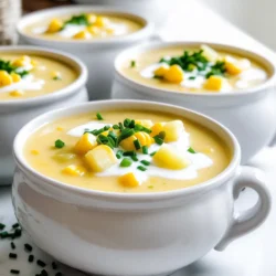 For the best corn chowder, you need fresh ingredients. Here’s what you’ll need: - 4 cups fresh corn kernels (or 2 cans of corn, drained) - 2 medium potatoes, peeled and diced - 1 medium onion, chopped - 2 cloves garlic, minced - 1 red bell pepper, diced Fresh corn adds sweetness. Potatoes provide creaminess. Onions and garlic give savory depth. Red bell pepper adds a nice crunch and color. You will also need some pantry staples to bring the chowder together: - 4 cups vegetable broth - 1 cup heavy cream (or coconut milk for a lighter version) - 1 teaspoon smoked paprika - 1 teaspoon thyme - Salt and pepper to taste Vegetable broth serves as the base for flavor. Heavy cream or coconut milk makes it rich and creamy. Smoked paprika and thyme add warmth and earthiness to the dish. To finish your chowder, consider these garnishes and pairings: - Fresh chives, chopped (for garnish) - Crusty bread (for serving) Chives add a fresh touch on top. Pairing with crusty bread makes for a delightful meal. Enjoy dipping the bread into the creamy chowder! Start by washing your fresh corn. If using corn on the cob, slice the kernels off. For canned corn, just drain it. Next, peel and dice your potatoes into small cubes. This helps them cook evenly. Chop the onion into small pieces. Use a knife to mince the garlic cloves finely. Finally, dice the red bell pepper. This adds a sweet crunch to our chowder. Layer your ingredients in the slow cooker. First, add the corn kernels. Next, place the diced potatoes on top. Follow with the chopped onion, minced garlic, and diced red bell pepper. Pour in the vegetable broth. Sprinkle in the smoked paprika and thyme. Add salt and pepper to taste. Stir everything gently to mix well, but avoid mashing the veggies. You can cook this chowder on low or high. If you choose low, set your cooker for 6 to 8 hours. This allows flavors to blend nicely. If you’re in a hurry, cook it on high for 3 to 4 hours. Check that the potatoes are tender before blending. The longer cooking time gives a richer taste, while the shorter time cooks faster. Each method will result in a delicious chowder! For the best texture in your corn chowder, you have two great options. First, use an immersion blender. This tool lets you blend right in the slow cooker. Just blend until smooth. If you want a chunkier chowder, blend only half of it. This gives you a nice mix of creamy and whole pieces. Second, if you don’t have an immersion blender, pour half the chowder into a regular blender. Blend it smooth and then mix it back in. Both ways work well! To elevate your chowder’s taste, consider adding a few simple spices. A pinch of cayenne pepper can add heat. You can also add a little cumin for a warm, earthy flavor. If you love herbs, try adding fresh parsley or cilantro at the end. These add freshness and color. For a smoky twist, more smoked paprika works wonders. Don’t be shy—taste as you go to find your perfect flavor! When making your chowder, watch out for a few common issues. First, don’t skip the sautéing step for onions and garlic. This step builds flavor. Second, avoid adding cream too early. If you add it during cooking, it may curdle. Wait until the end, after blending. Lastly, be careful with salt. Start with a little and add more only if needed. Tasting at each step helps you avoid oversalting. These tips will lead you to a much better corn chowder! {{image_2}} If you want a vegetarian or vegan chowder, swap heavy cream for coconut milk. Coconut milk adds a rich and creamy taste. It also keeps the dish dairy-free. You can feel good knowing it fits a vegan diet too. You can change up the veggies in your chowder. Try using carrots or celery if you have them. Sweet corn is the star, but other vegetables work well too. For proteins, consider adding diced tofu or cooked beans. These options boost the protein without losing flavor. To give your chowder a unique twist, add fresh herbs or spices. Basil or cilantro can bring a bright taste. For a kick, sprinkle in some cayenne pepper or chili flakes. You can also try adding a splash of lemon juice for zing. Each tweak creates a new taste adventure! To keep your corn chowder fresh, store it in an airtight container. Make sure it cools first. Place the container in the fridge if you plan to eat it within three days. For longer storage, use the freezer. Divide the chowder into smaller containers. This helps it freeze faster. Reheat your chowder gently. You can use a pot on the stove or the microwave. If using the stove, heat over low heat. Stir often to prevent burning. In the microwave, heat in short bursts. Check the chowder and stir after each burst. This way, it warms evenly without losing quality. In the fridge, corn chowder lasts about three days. If you freeze it, it can last up to three months. To enjoy the best flavor and texture, try to eat it within two months. Always check for signs of spoilage before eating leftovers. If it smells off or looks strange, it’s best to toss it out. Yes, you can use frozen corn. It saves time and is easy to find. Just measure the same amount as fresh corn. Frozen corn cooks well and adds great flavor. The chowder will still taste creamy and delicious! To spice up your chowder, try these tips: - Add diced jalapeños for heat. - Mix in cayenne pepper to taste. - Stir in hot sauce before serving. These options let you control the heat level. Enjoy the kick! Blending is not required but helps create a smooth texture. If you prefer a chunkier chowder, skip this step. You can blend just half to keep some texture. Experiment to find what you like best! This blog post detailed the fresh ingredients needed for a tasty chowder and how to prepare them. You learned step-by-step instructions for slow cooking and tips for perfect texture. We explored variations for dietary needs and smart storage tips. By following these guidelines, you can make a delicious chowder that suits your taste. Enjoy creating your own versions and savor every bite!