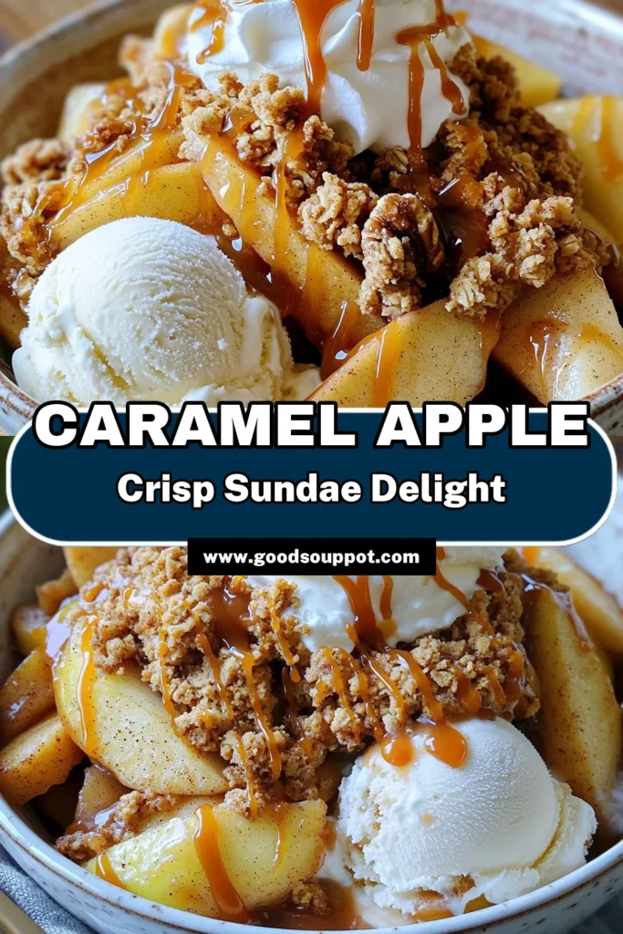 Indulge in a delicious Caramel Apple Crisp Sundae that's perfect for any dessert lover! This mouthwatering treat combines warm, spiced apples with a crunchy oat topping, all served over creamy vanilla ice cream and drizzled with rich caramel sauce. Easy to make and sure to impress, discover how to whip up this sweet sensation in just an hour. Click to explore the full recipe and treat yourself to a dessert that satisfies every craving!
