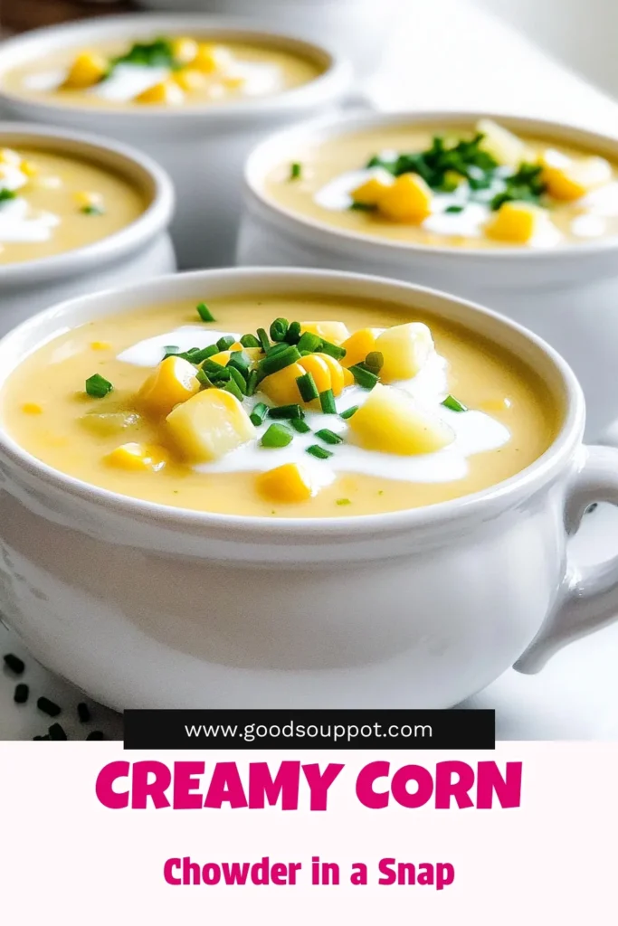 Warm up your dinner table with this deliciously creamy slow cooker corn chowder! Made with fresh corn, potatoes, bell peppers, and finished with a touch of cream, this comforting dish is easy to prepare and perfect for chilly days. Just throw the ingredients in your slow cooker, and let it do the magic while you relax. Click through for full instructions and make your family’s new favorite meal tonight! #CornChowder #SlowCookerRecipes #ComfortFood #EasyRecipes