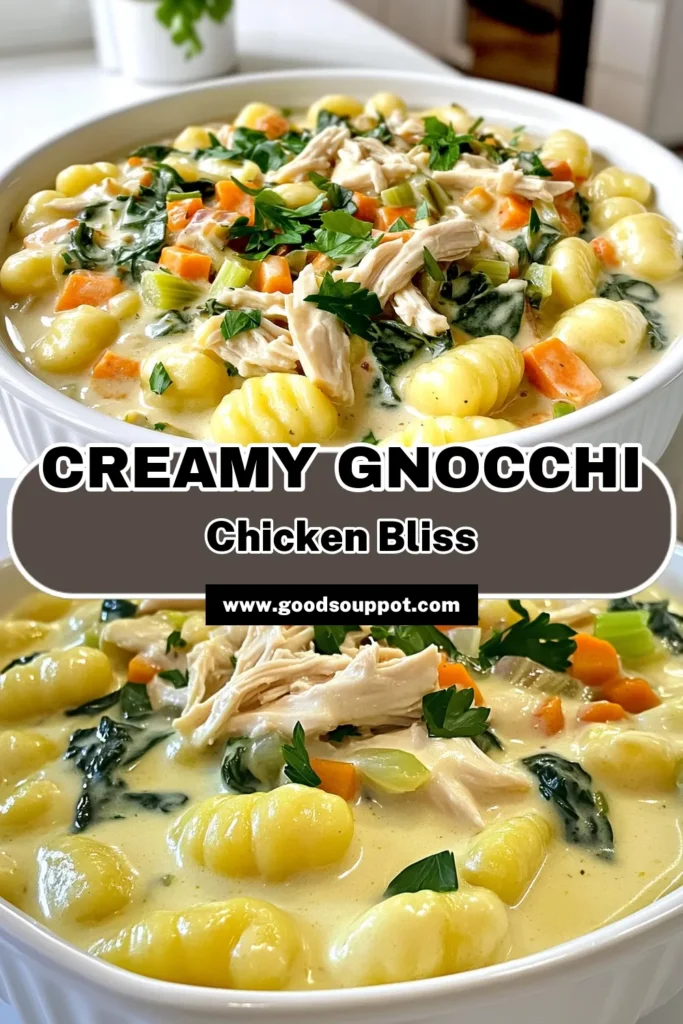 Indulge in the comfort of Creamy Chicken Gnocchi Delight! This easy slow cooker recipe combines tender chicken, fresh veggies, and rich heavy cream, all mixed with soft potato gnocchi for a heartwarming dish that everyone will love. Perfect for busy days, this recipe is a true weeknight winner. Click through for step-by-step instructions and make this delicious meal tonight! #ChickenGnocchi #SlowCookerRecipes #ComfortFood #DinnerIdeas