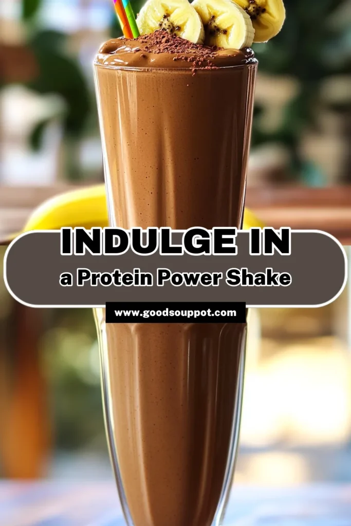 Indulge in the deliciousness of a Chocolate Peanut Butter Protein Shake! This creamy, satisfying shake blends ripe banana, chocolate protein powder, and peanut butter for an energizing treat that’s perfect for breakfast or a post-workout boost. Ready in just 5 minutes, it’s a simple recipe you’ll love. Click through to discover how to whip up this tasty shake and enjoy a nutritious refreshment today!
