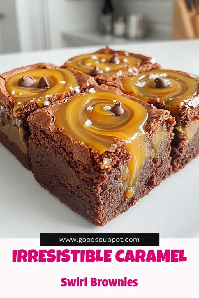 Indulge in the ultimate dessert with these Caramel Swirl Fudge Brownies that are rich, gooey, and simply irresistible! This easy recipe combines chocolate and caramel for an indulgent treat perfect for any occasion. From creamy chocolate chips to a luscious caramel swirl, every bite is heavenly. Click through for the full recipe and impress your friends and family with your baking skills! #BrownieRecipe #DessertLovers #BakingFromScratch #CaramelDesserts