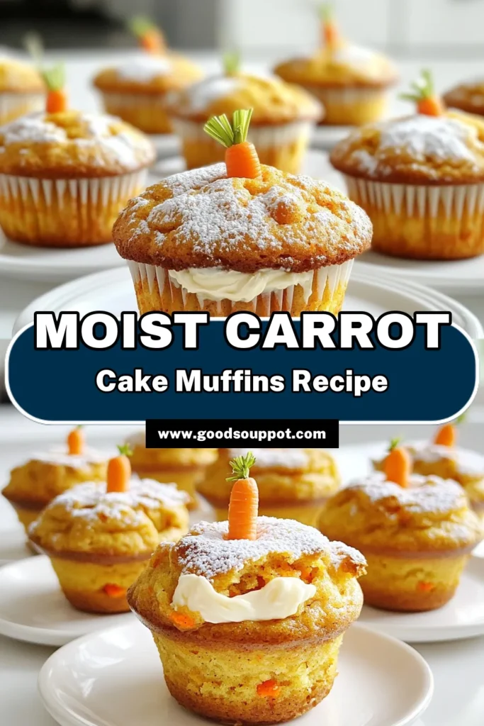 Indulge in the ultimate comfort food with these delightful Carrot Cake Muffins with Cream Cheese! Packed with flavor from grated carrots, crushed pineapple, and a creamy filling, these muffins are perfect for breakfast or a sweet snack. Easy to make and irresistibly delicious, they will be a hit with everyone. Check out the full recipe and impress your loved ones today! #CarrotCakeMuffins #BakingJoy #HealthyTreats #MuffinRecipe