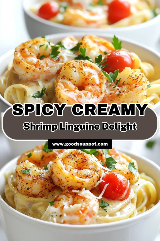 Indulge in creamy Cajun shrimp linguine, a delicious and easy recipe perfect for dinner! With tender shrimp, rich cream, and zesty Cajun seasoning, this dish is sure to impress your family and friends. Ready in just 30 minutes, follow our step-by-step instructions for a flavorful meal that everyone will love. Click to explore the full recipe and bring a taste of the South to your table tonight! #CajunShrimp #PastaRecipes #DinnerIdeas #Foodie