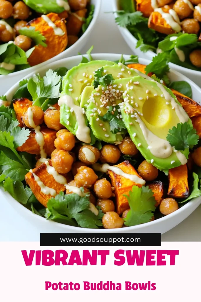 Discover the deliciousness of colorful sheet-pan sweet potato chickpea Buddha bowls! This vibrant recipe features roasted sweet potatoes and chickpeas tossed in smoky spices, served on a bed of mixed greens with creamy tahini dressing. Perfect for meal prep or a quick weeknight dinner, these bowls are as nutritious as they are beautiful. Click through for the full recipe and enjoy a taste of health with every bite! #BuddhaBowl #HealthyEating #MealPrep #VeganRecipes