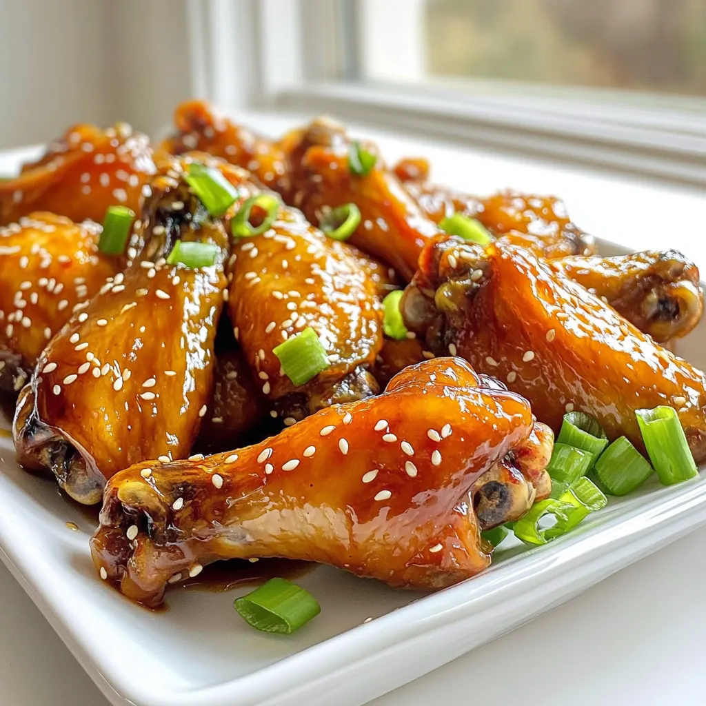 Honey Garlic Wings Air Fryer Crispy Delight Recipe