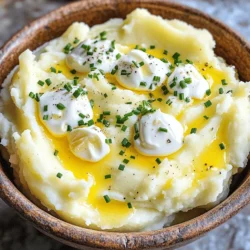 - 3 pounds russet potatoes, peeled and cubed - 4 cloves garlic, minced - 1/2 cup unsalted butter, cubed - 1 cup chicken or vegetable broth - 1/2 cup heavy cream For this recipe, I love using russet potatoes. They make the mash fluffy and creamy. Peel and cube them before adding to the slow cooker. Garlic adds a great flavor. I use four cloves, but you can add more if you love garlic. Unsalted butter brings richness. Cubing it helps it melt evenly. Broth adds moisture and flavor. You can choose chicken or vegetable broth. Finally, heavy cream makes the mash extra smooth. - Chives - Parsley Fresh chives or parsley make great garnishes. They add color and a bit of freshness. I recommend chopping them finely. Sprinkle them on top just before serving for a nice look. - Salt - Pepper Salt and pepper are key for flavor. I suggest starting with a generous amount. You can always add more later. Taste as you go to find the right balance. The seasoning brings all the flavors together in the mash. - Peeling and Cubing First, peel the russet potatoes. Use a good peeler for this. Cut the potatoes into even cubes. Aim for about 1 to 2 inches. This size helps them cook evenly. - Placing in the Slow Cooker Next, place the cubed potatoes in the slow cooker. Spread them out for even cooking. Ensure they fit well without crowding. - Incorporating Garlic and Butter Now, add the minced garlic on top of the potatoes. Then, cube the unsalted butter and place it over the garlic. This mix will infuse great flavor. - Adding Broth and Seasoning Pour in the chicken or vegetable broth. Make sure the potatoes are mostly submerged. Season generously with salt and pepper. This step adds depth to the dish. - Setting the Slow Cooker Cover the slow cooker and set it to low. This method gives the best results. - Cooking Time Overview Cook for 6 to 7 hours. Check if the potatoes are tender by piercing them with a fork. They should be soft but not mushy. - Using Potato Masher vs. Hand Mixer After cooking, use a potato masher for a rustic texture. If you prefer a creamy finish, use a hand mixer. Both options work well. - Mixing in Heavy Cream Once mashed, stir in the heavy cream. This makes the potatoes rich and smooth. Adjust the seasoning if needed. - Garnishing Options Serve the mashed potatoes warm. For a pop of color, garnish with chopped chives or parsley. This touch adds freshness and looks great on the plate. Using broth can change the taste. Chicken broth gives a rich flavor. Vegetable broth is great for a lighter touch. You can also blend broths for unique tastes. Garlic is a star in this dish. You can use more or less garlic. For a mild taste, use two cloves. For garlic lovers, try six cloves. Adjust based on your taste. You can choose how creamy you want your potatoes. For smooth mashed potatoes, mash them well. A hand mixer can help you get a silky texture. If you prefer a chunky style, mash lightly. Keep some potato pieces for texture. If you want to speed things up, try an Instant Pot. It takes about 30 minutes on high pressure. This is a great option if you’re short on time. Using high settings on the slow cooker cuts cooking time. It will take around 3 to 4 hours. Low settings are best for a slower, richer flavor. This takes 6 to 7 hours. Choose what fits your schedule. {{image_2}} If you want to make your mashed potatoes dairy-free, use coconut milk instead of heavy cream. This option adds a nice flavor while keeping it creamy. You can also swap the butter for olive oil or a dairy-free butter spread. This way, you still enjoy rich taste without dairy. If you want to try different potatoes, you can use Yukon Golds or sweet potatoes. Yukon Golds give a buttery flavor, while sweet potatoes add a hint of sweetness. Both choices make for a tasty twist on the classic dish. For cheesy garlic butter mashed potatoes, add shredded cheese when you mix in the cream. Cheddar, mozzarella, or even cream cheese will work well. This addition makes the dish creamy and rich. You can also experiment with different cheeses for unique flavors. Herb-infused variations can elevate the taste. Fresh herbs like rosemary, thyme, or dill work wonderfully. Just chop them finely and stir them in at the end. This adds bright notes that pair well with the garlic and butter. You can serve these mashed potatoes as a creamy side dish, perfect for any meal. They pair well with meats like chicken or beef. A generous scoop makes your plate look inviting and tasty. If you want to go all out, try loaded mashed potatoes. Top them with bacon bits, cheese, and green onions. This fun style adds extra flavor and makes for a hearty dish that everyone will love. After cooking, let the mashed potatoes cool. Transfer them to an airtight container. This keeps moisture in and flavors fresh. Store them in the fridge for up to 3 days. If you wait longer, they may lose taste and texture. Always check for any off-smell before using leftovers. You can freeze mashed potatoes to enjoy later. First, let them cool completely. Then, scoop the potatoes into freezer-safe bags. Flatten the bags to save space. They will last for up to 2 months in the freezer. To reheat, thaw them overnight in the fridge. You can also use the microwave for quick thawing. When ready to eat, warm them on the stove or in the microwave. Add a splash of broth or cream for extra moisture. This helps keep them creamy and delicious. Yes, you can make these mashed potatoes ahead of time. Just prepare them as directed. Allow them to cool, then store in the fridge. They can last for three to four days. When you're ready to serve, reheat them gently. You can use milk or half-and-half as a substitute for heavy cream. You can also try coconut milk for a dairy-free option. Both will give a nice creamy texture to your mashed potatoes. To reheat mashed potatoes, add a splash of broth or milk. Warm them on low heat in a pot or microwave. Stir often to keep them creamy. Avoid high heat, which can dry them out. Yes, you can use Yukon Gold or red potatoes. Each type will give a different flavor and texture. Yukon Gold will be creamier, while red potatoes will be chunkier. Yes, you can make these potatoes dairy-free. Use olive oil instead of butter and coconut milk instead of cream. Nutritional yeast can add a cheesy flavor without dairy. In this blog post, we explored how to make Slow Cooker Garlic Butter Mashed Potatoes using simple ingredients like potatoes, garlic, and cream. I shared step-by-step instructions to make preparation easy, along with tips for enhancing flavor and achieving the right texture. Try variations for a twist, like cheesy or herb-infused options. No matter your style, these mashed potatoes are a tasty side dish. Enjoy creating a comforting meal that brings joy to your table.