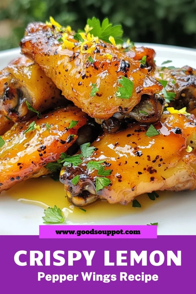 Craving a tasty and easy chicken wings recipe? Try these lemon pepper chicken wings that are perfectly coated in a sweet and tangy honey glaze. Our honey glazed wings recipe features baked lemon pepper wings that are crispy on the outside and full of flavor. Perfect for any occasion, these crispy honey lemon wings will be a hit! Save this recipe for your next gathering! #LemonPepperWings #HoneyGlazedWings #EasyChickenWings #BakedWings