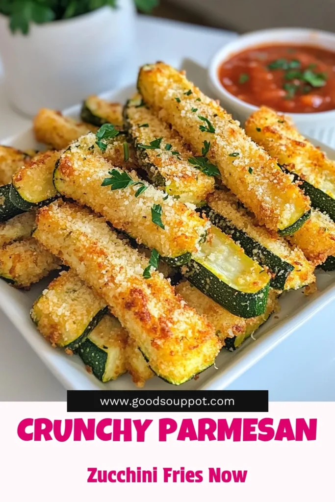 Looking for a healthier snack option? Try these Crispy Air Fryer Zucchini Fries! This Parmesan Zucchini Fries Recipe is perfect for satisfying your cravings without the guilt. Packed with flavor and easy to make, these Healthy Air Fryer Snacks are a hit for any occasion. Enjoy delicious Zucchini Fries with Parmesan in under 30 minutes. Click to save this must-try Air Fryer Vegetable Recipe and impress your friends! #AirFryerRecipes #HealthySnacks #ZucchiniFries #ParmesanFries