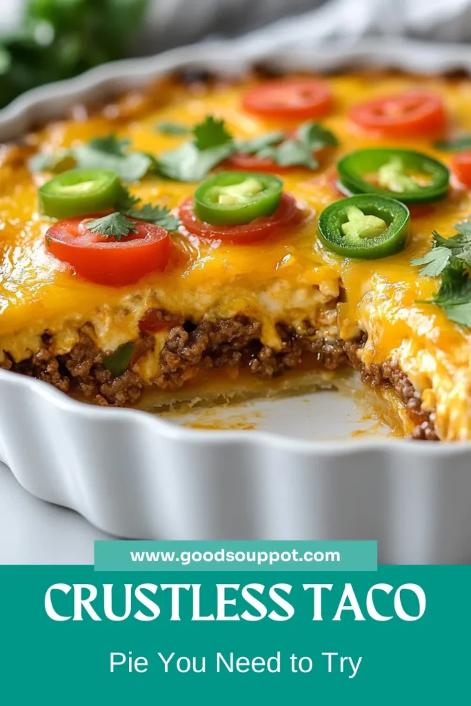 Looking for a delicious and satisfying meal? Try this easy Keto taco pie recipe! This crustless taco pie combines ground beef, veggies, and cheese in a flavorful low carb taco casserole that's perfect for an easy keto dinner. Ready in just 50 minutes, this ground beef taco pie is sure to become a family favorite. Save this recipe for a quick weeknight dinner! #Keto #TacoPie #LowCarb #EasyDinner
