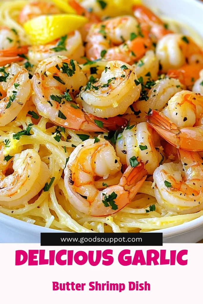 Savor the flavors of this Garlic Butter Shrimp Scampi, a perfect mix of succulent shrimp and rich garlic butter. This Easy Shrimp Scampi recipe is not only delicious but also a quick dinner option, ready in just 25 minutes. Pair it with spaghetti or linguine for a delightful meal. Don't miss out on this fabulous Lemon Garlic Shrimp Pasta Recipe! Save this for your next dinner and impress your loved ones! #ShrimpScampi #ShrimpPasta #QuickDinnerRecipes #EasyRecipes