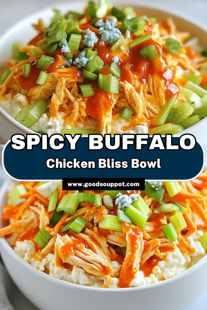 Looking for a quick and tasty dinner? Try this Spicy Buffalo Chicken Bowl! Packed with protein and flavor, this Cottage Cheese recipe combines shredded chicken with buffalo sauce for a healthy, low-carb meal. Perfect for those busy nights, it takes just 10 minutes to prepare. Dive into this spicy goodness and enjoy a nutritious meal that's as simple as it is delicious. Save this recipe for your next quick dinner! #SpicyBuffaloChickenBowl #CottageCheeseRecipes #HealthyBuffaloChicken #QuickDinnerRecipes
