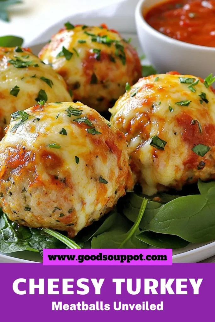 Savor the deliciousness of Mozzarella stuffed turkey meatballs with this healthy turkey meatball recipe! These flavorful ground turkey meatballs with cheese are baked to perfection, offering a guilt-free Italian treat. Serve them with marinara for a satisfying meal that everyone will enjoy. Click to discover how easy it is to make these tasty baked turkey meatballs at home! #HealthyRecipes #TurkeyMeatballs #ItalianCooking #MealPrep