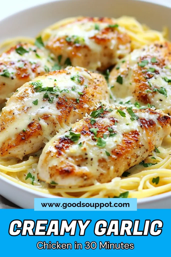 Make dinner a breeze with this Instant Pot Creamy Garlic Parmesan Chicken! Perfect for busy families, this easy chicken dinner comes together in just 30 minutes. Bursting with flavor, this creamy garlic Parmesan chicken features a rich garlic Parmesan sauce recipe that will impress everyone at the table. Discover the joy of quick Instant Pot meals and elevate your weeknight dinners today! Save this recipe for your next culinary adventure! #InstantPotRecipes #EasyDinner #ChickenRecipes #CookingInspiration