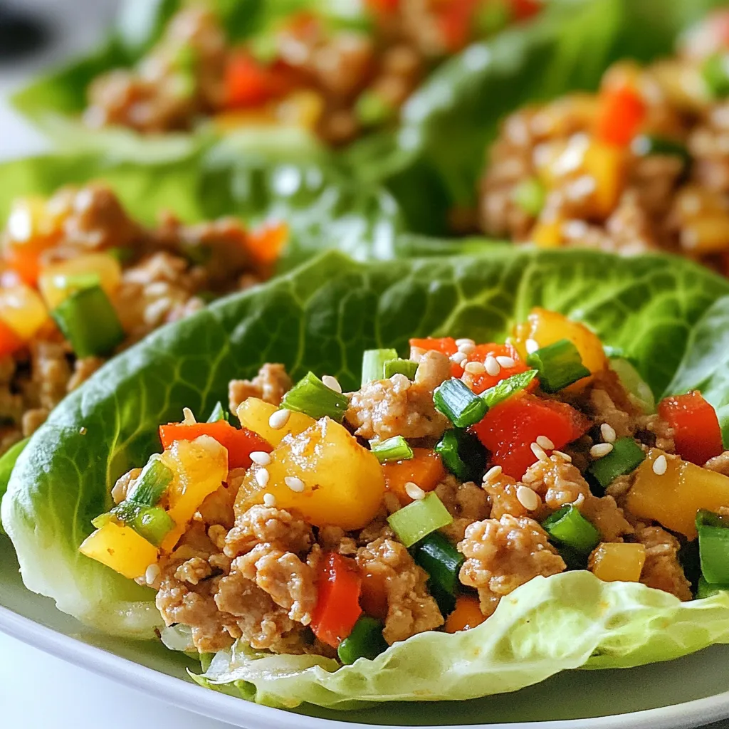 Sweet Chili Chicken Lettuce Cups Easy Fresh Delight