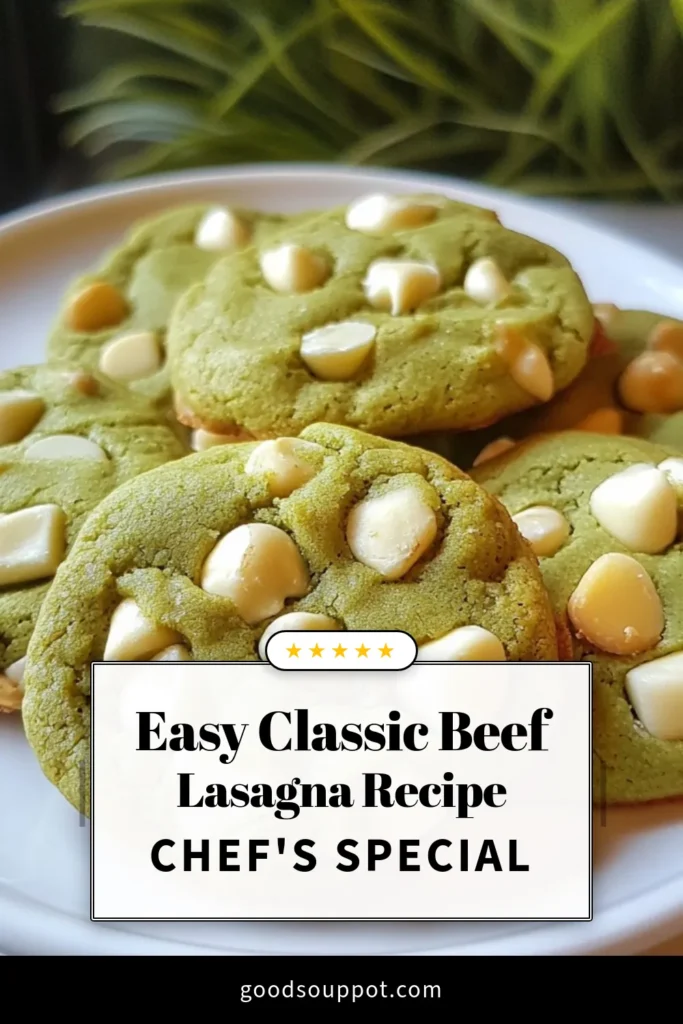 Discover a delightful matcha cookies recipe with these Matcha White Chocolate Cookies that combine the earthy flavor of green tea cookies with sweet white chocolate chips. Perfect for baking with matcha, these cookies make an excellent matcha dessert idea for any occasion. Follow this simple recipe for a scrumptious treat that will impress your guests. Save this easy recipe for your next baking session! #MatchaCookies #BakingWithMatcha #WhiteChocolateChipCookies #MatchaDessert