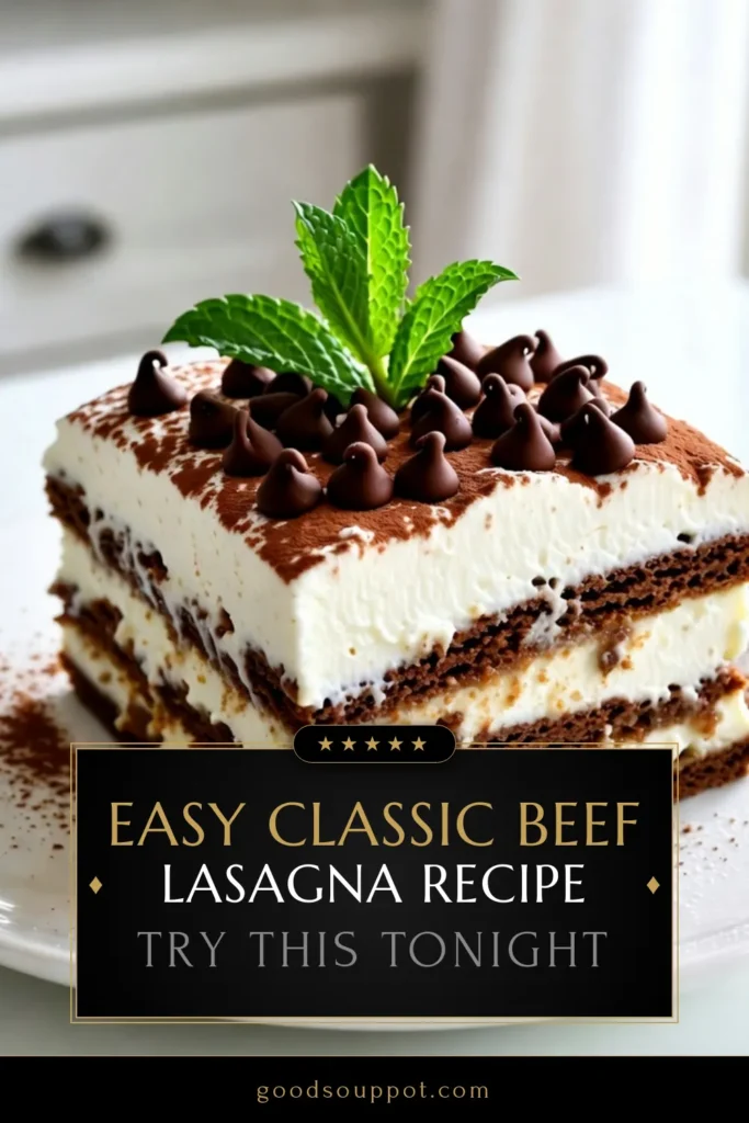 Indulge in this delightful Mocha Chip Icebox Cake, a no-bake mocha cake that’s perfect for coffee lovers! Layers of chocolate wafer cookies soaked in coffee create the base for a creamy whipped cream dessert recipe that’s irresistible. Finished with rich chocolate chips, this easy chocolate wafer cookie dessert is perfect for gatherings. Try it today and elevate your dessert game! Save this recipe! #MochaIceboxCake #NoBakeDessert #WhippedCreamRecipe #ChocolateLovers