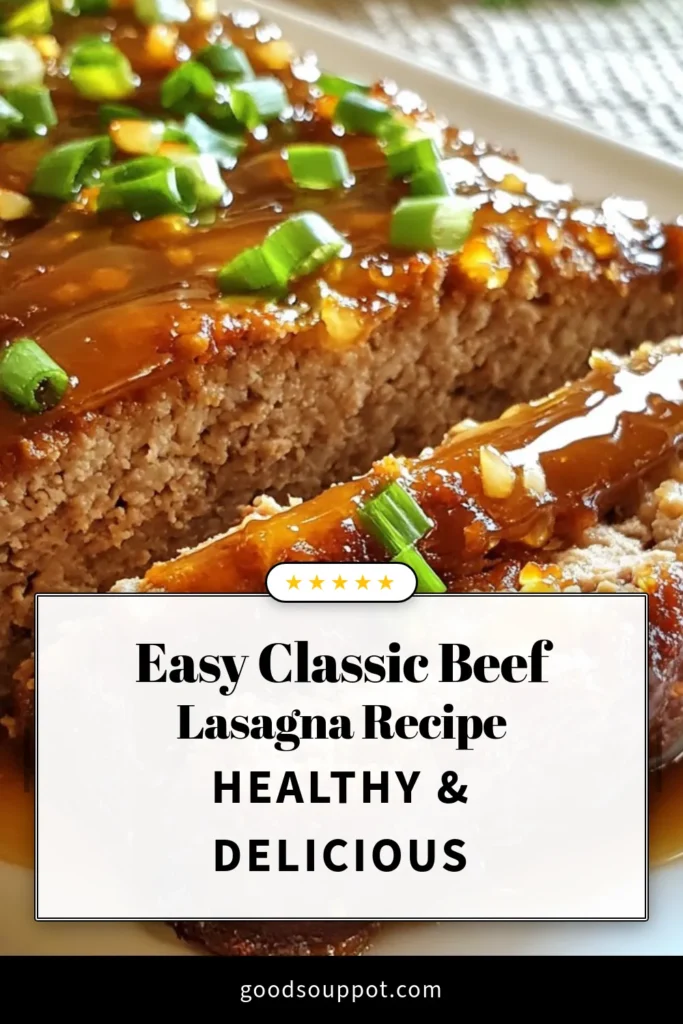 Indulge in this delicious honey garlic meatloaf! This easy meatloaf with honey features a sweet and savory glaze that elevates your dinner. It's a homemade meatloaf with glaze that ensures juicy flavors in every bite. Ready in just 1 hour and 10 minutes, this glazed meatloaf recipe is perfect for family meals. Try it today and impress your loved ones! Save this recipe for later! #HoneyGarlicMeatloaf #EasyMeatloaf #MeatloafRecipe #HomemadeMeatloaf