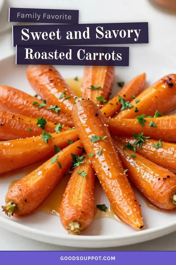 Looking for a delicious and healthy side dish? Try these Honey Garlic Carrots! This easy roasted carrots recipe features tender carrots with honey and garlic that will elevate your meal. Perfect for any occasion, this healthy roasted vegetable recipe is sure to impress. Don't miss out—save this recipe for a flavorful twist on your dinner table! #HoneyGarlicCarrots #RoastedCarrotsRecipe #EasyHoneyGarlicSideDish #HealthyRoastedVegetableRecipe
