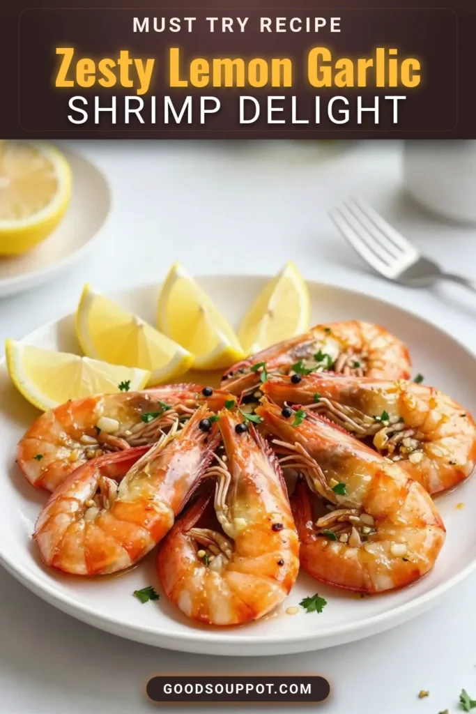 Discover the perfect Lemon Garlic Shrimp Recipe that guarantees an easy shrimp dinner with incredible flavor! This roasted shrimp with lemon is infused with garlic and spices, making it a delightful garlic shrimp bake. Marinate your shrimp with lemon for a fresh twist and bake them to perfection in just 25 minutes. Perfect for any occasion! Save this easy recipe for a quick weeknight meal. Try it out! #LemonGarlicShrimp #EasyDinner #RoastedShrimp #ShrimpRecipe